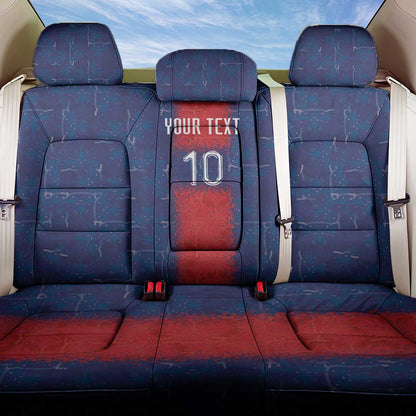 Custom Haiti National Football Back Car Seat Cover Haiti Emblems Motif - African Pride