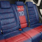 Custom Haiti National Football Back Car Seat Cover Haiti Emblems Motif - African Pride