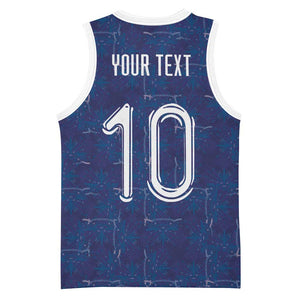 Custom Haiti National Football Basketball Jersey Haiti Emblems Motif - African Pride