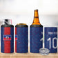 Custom Haiti National Football 4 in 1 Can Cooler Tumbler Haiti Emblems Motif - African Pride