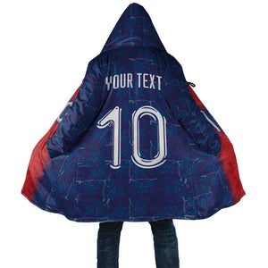 Custom Haiti National Football Cloak Haiti Emblems Motif - African Pride