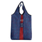 Custom Haiti National Football Grocery Bag Haiti Emblems Motif - African Pride