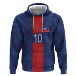 Custom Haiti National Football Hoodie Haiti Emblems Motif - African Pride