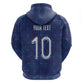 Custom Haiti National Football Hoodie Haiti Emblems Motif - African Pride