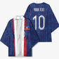 Custom Haiti National Football Kimono Haiti Emblems Motif - African Pride