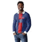 Custom Haiti National Football Long Sleeve Polo Shirt Haiti Emblems Motif - African Pride