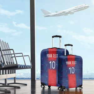 Custom Haiti National Football Luggage Cover Haiti Emblems Motif - African Pride