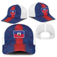 Haiti National Football Mesh Trucker Cap Haiti Emblems Motif - African Pride