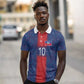 Custom Haiti National Football Polo Shirt Haiti Emblems Motif - African Pride