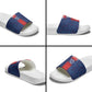Custom Haiti National Football Slide Sandals Haiti Emblems Motif - African Pride
