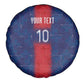 Custom Haiti National Football Spare Tire Cover Haiti Emblems Motif - African Pride