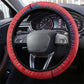 Haiti National Football Steering Wheel Cover Haiti Emblems Motif - African Pride