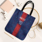 Custom Haiti National Football Tote Bag Haiti Emblems Motif - African Pride