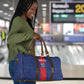 Custom Haiti National Football Travel Bag Haiti Emblems Motif - African Pride