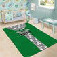 Nigeria National Football Area Rug Inspired Retro Style - African Pride