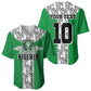 Custom Nigeria National Football Baseball Jersey Inspired Retro Style - African Pride
