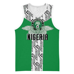 Custom Nigeria National Football Basketball Jersey Inspired Retro Style - African Pride