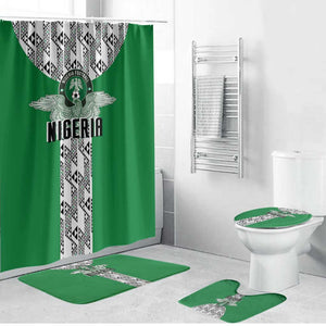 Nigeria National Football Bathroom Set Inspired Retro Style LT03