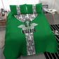 Nigeria National Football Bedding Set Inspired Retro Style - African Pride