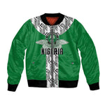 Custom Nigeria National Football Bomber Jacket Inspired Retro Style - African Pride