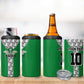 Custom Nigeria National Football 4 in 1 Can Cooler Tumbler Inspired Retro Style - African Pride