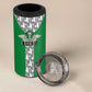 Custom Nigeria National Football 4 in 1 Can Cooler Tumbler Inspired Retro Style - African Pride