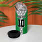 Custom Nigeria National Football 4 in 1 Can Cooler Tumbler Inspired Retro Style - African Pride
