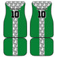 Custom Nigeria National Football Car Mats Inspired Retro Style - African Pride