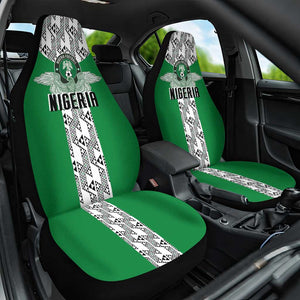 Nigeria National Football Car Seat Cover Inspired Retro Style - African Pride