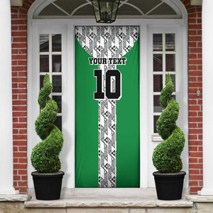 Custom Nigeria National Football Door Cover Inspired Retro Style - African Pride