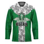 Custom Nigeria National Football Hockey Jersey Inspired Retro Style - African Pride