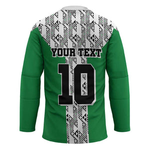 Custom Nigeria National Football Hockey Jersey Inspired Retro Style - African Pride