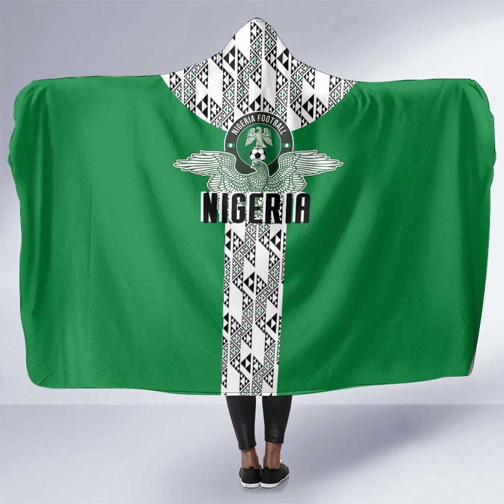 Nigeria National Football Hooded Blanket Inspired Retro Style - African Pride