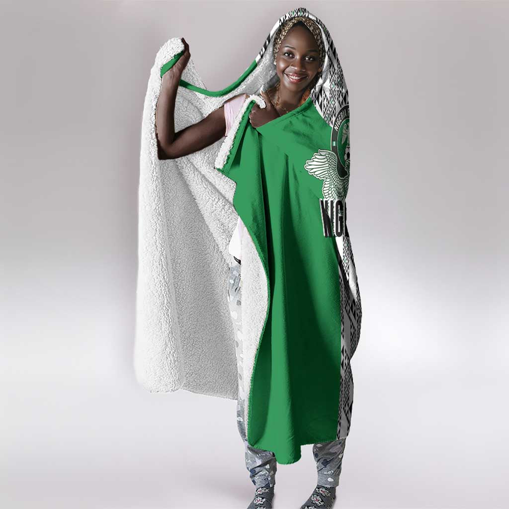 Nigeria National Football Hooded Blanket Inspired Retro Style - African Pride