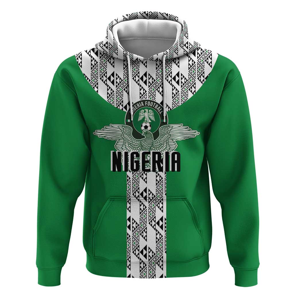 Custom Nigeria National Football Hoodie Inspired Retro Style - African Pride