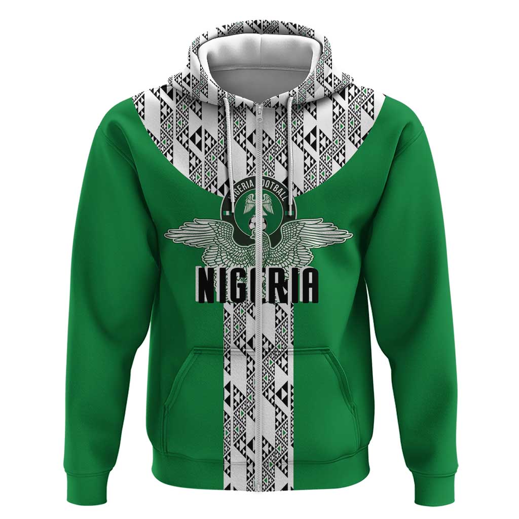 Custom Nigeria National Football Hoodie Inspired Retro Style - African Pride