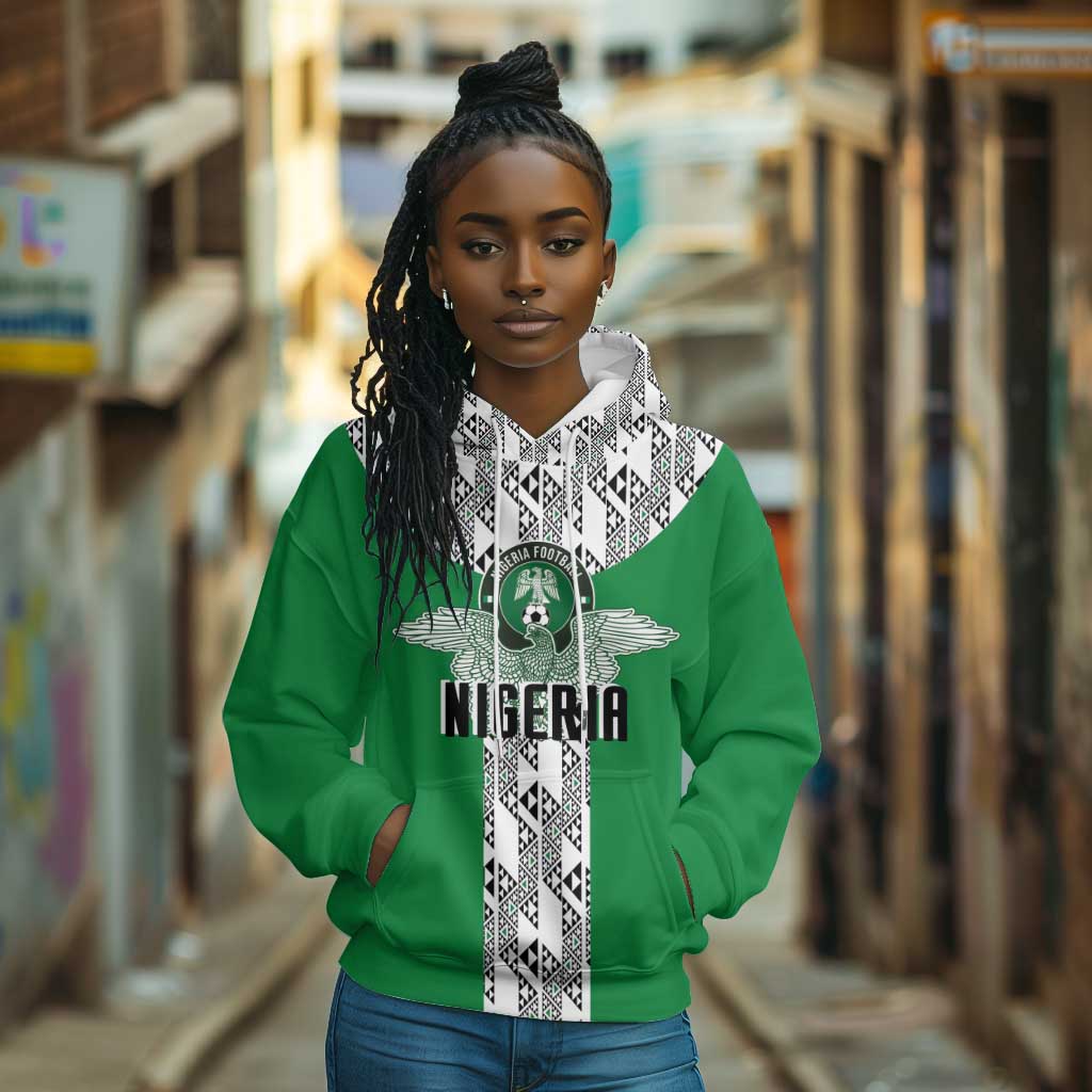 Custom Nigeria National Football Hoodie Inspired Retro Style - African Pride