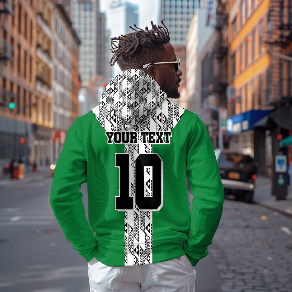 Custom Nigeria National Football Hoodie Inspired Retro Style - African Pride