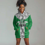 Custom Nigeria National Football Hoodie Dress Inspired Retro Style - African Pride