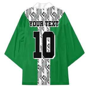 Custom Nigeria National Football Kimono Inspired Retro Style - African Pride