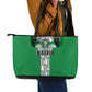 Nigeria National Football Leather Tote Bag Inspired Retro Style - African Pride