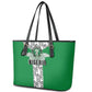 Nigeria National Football Leather Tote Bag Inspired Retro Style - African Pride