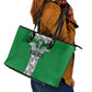 Nigeria National Football Leather Tote Bag Inspired Retro Style - African Pride