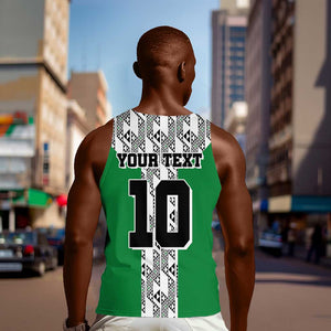 Custom Nigeria National Football Men Tank Top Inspired Retro Style - African Pride