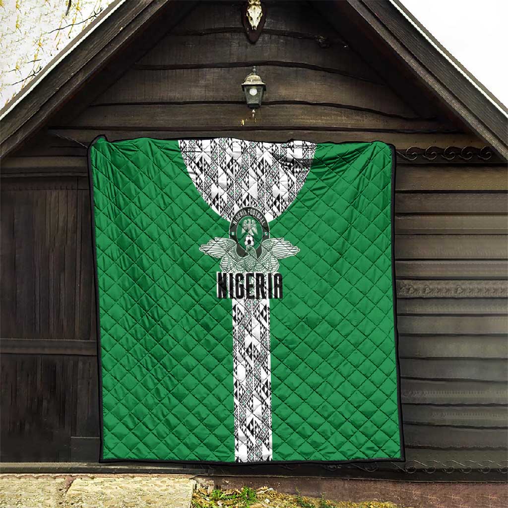 Nigeria National Football Quilt Inspired Retro Style - African Pride