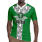 Custom Nigeria National Football Rugby Jersey Inspired Retro Style - African Pride