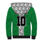 Custom Nigeria National Football Sherpa Hoodie Inspired Retro Style - African Pride