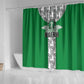 Nigeria National Football Shower Curtain Inspired Retro Style - African Pride