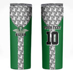 Custom Nigeria National Football Skinny Tumbler Inspired Retro Style - African Pride