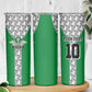 Custom Nigeria National Football Skinny Tumbler Inspired Retro Style - African Pride
